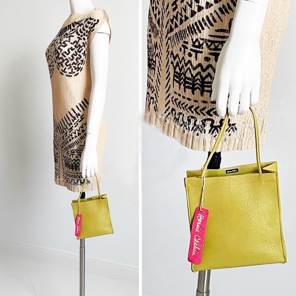 Bonnie Cashin for Coach Tiny Tote Bag Mimosa Leather Rare 1960s NOS NWD with Tag - Picture 3 of 13